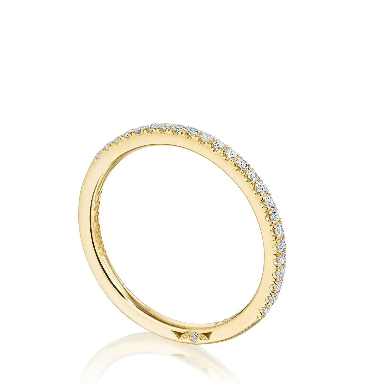 French Pavé Diamond Wedding Band (435996)