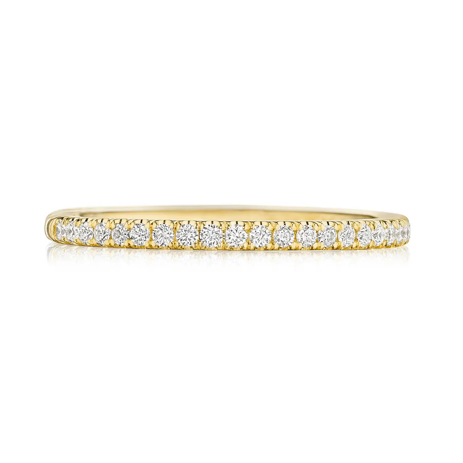 French Pavé Diamond Wedding Band (435996)