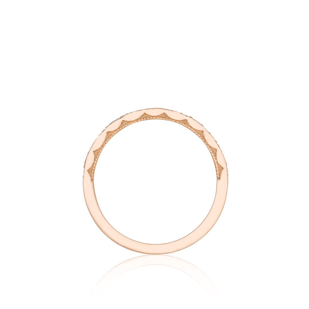 Pink Gold Marquise Shape Diamond Band (051333)