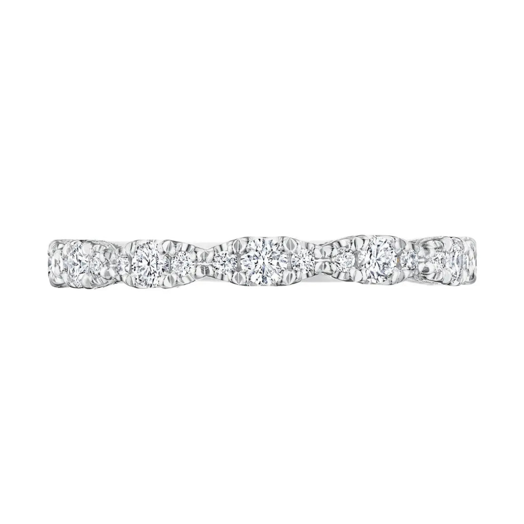 Marquise Shape Design Detail Wedding Band (051755)