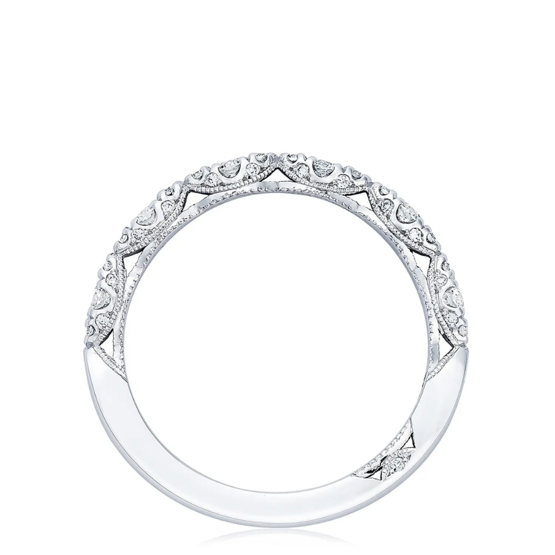 Marquise Shape Design Detail Wedding Band (051755)