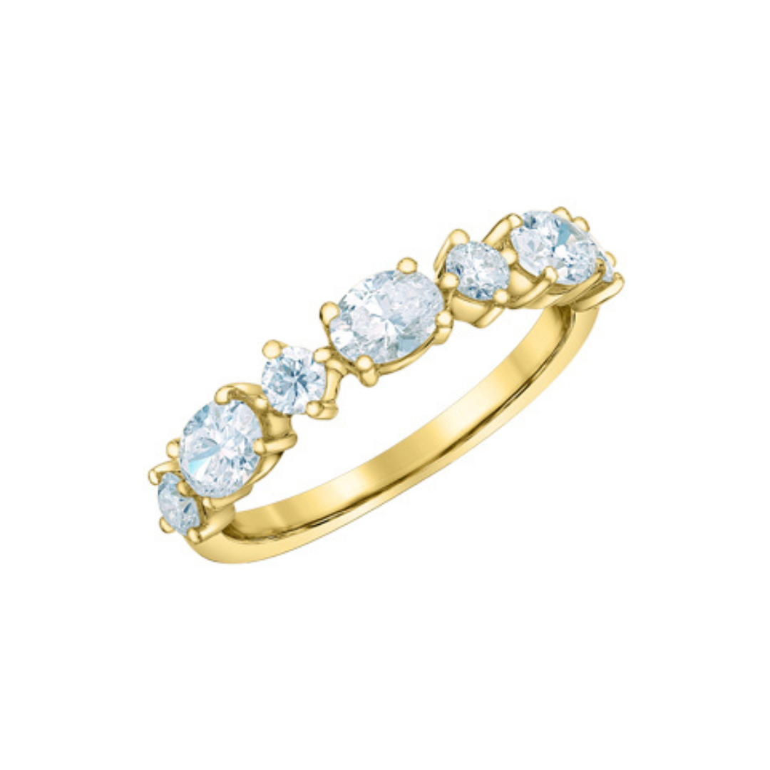 Yellow Gold Lab Grown Diamond Band (287641)