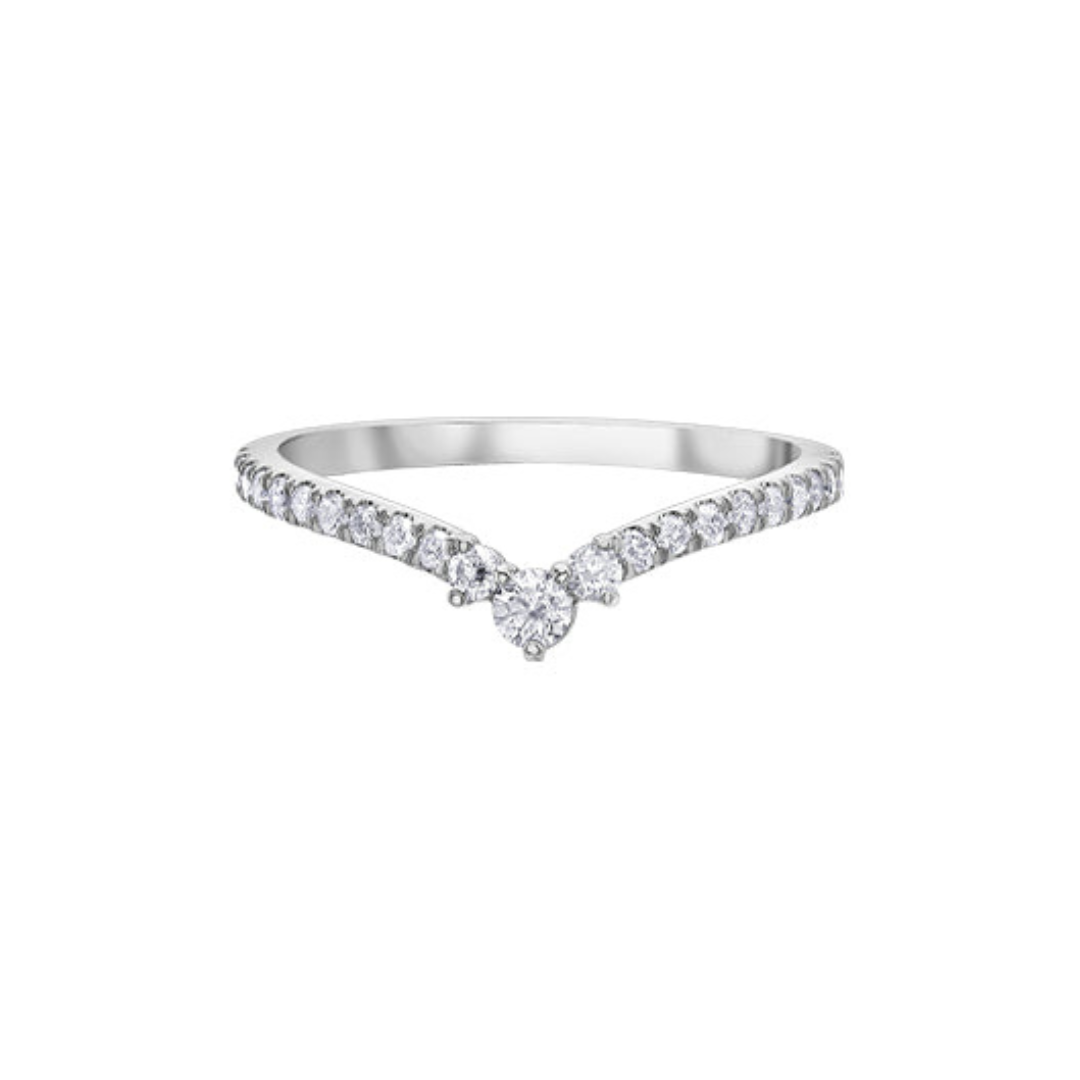 Gold Diamond Chevron Band (370164)