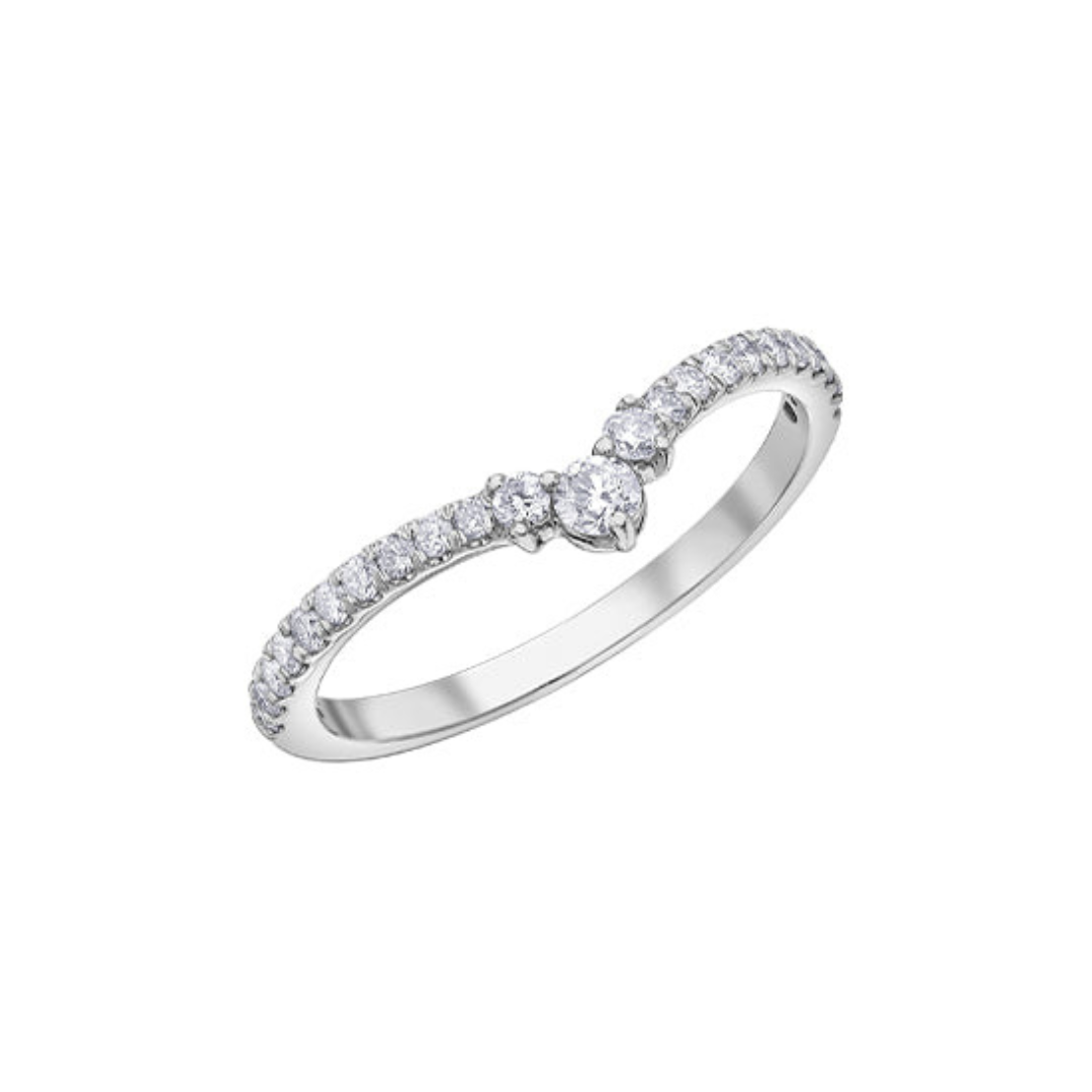 Gold Diamond Chevron Band (370164)