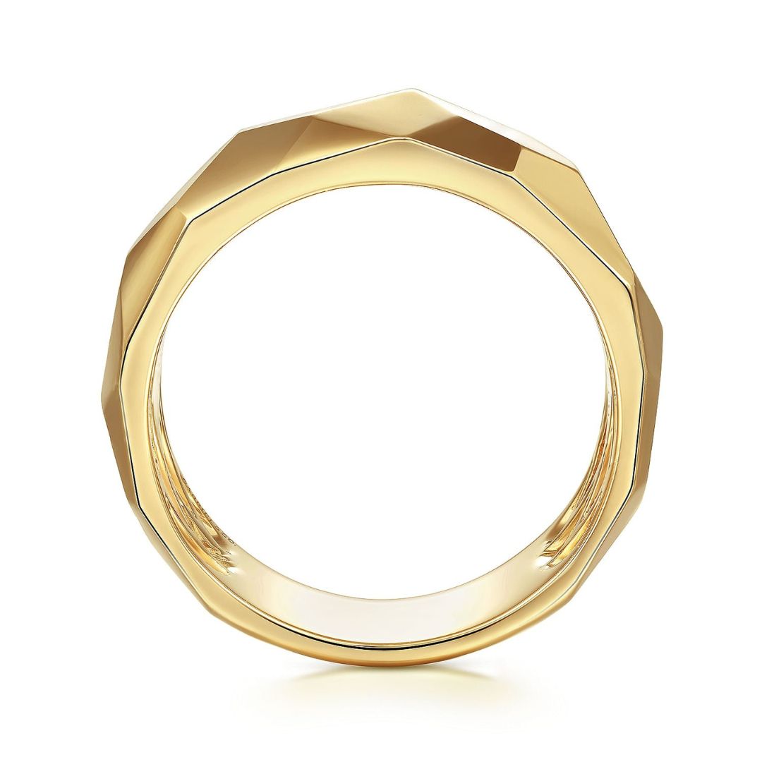 Yellow Gold High Polished Wide Band (439706)