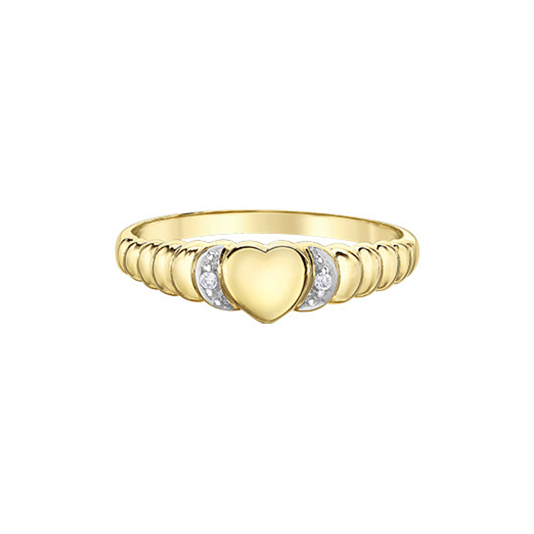 Diamond Accent Heart Shaped Ring (446567)