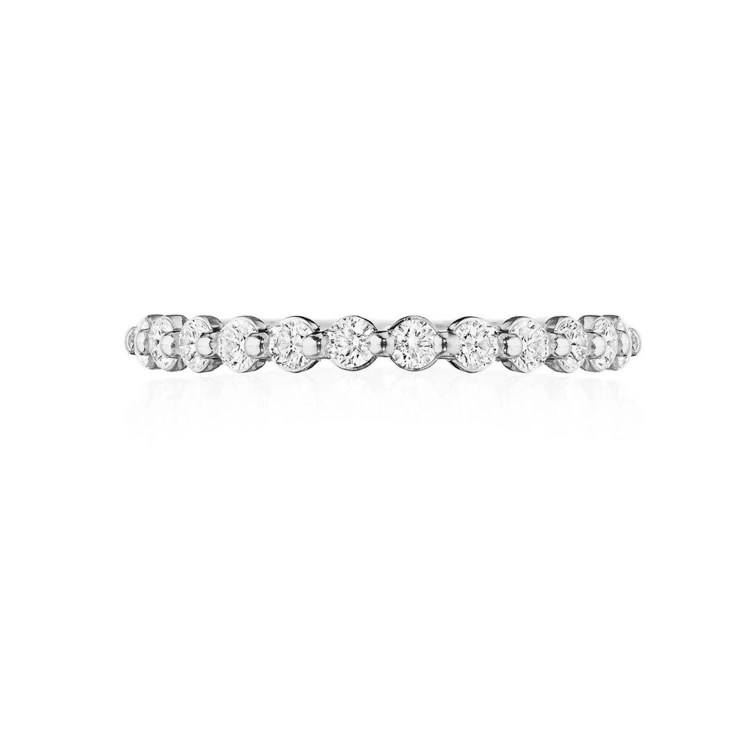 Tacori White Gold Band with Diamonds (987685)