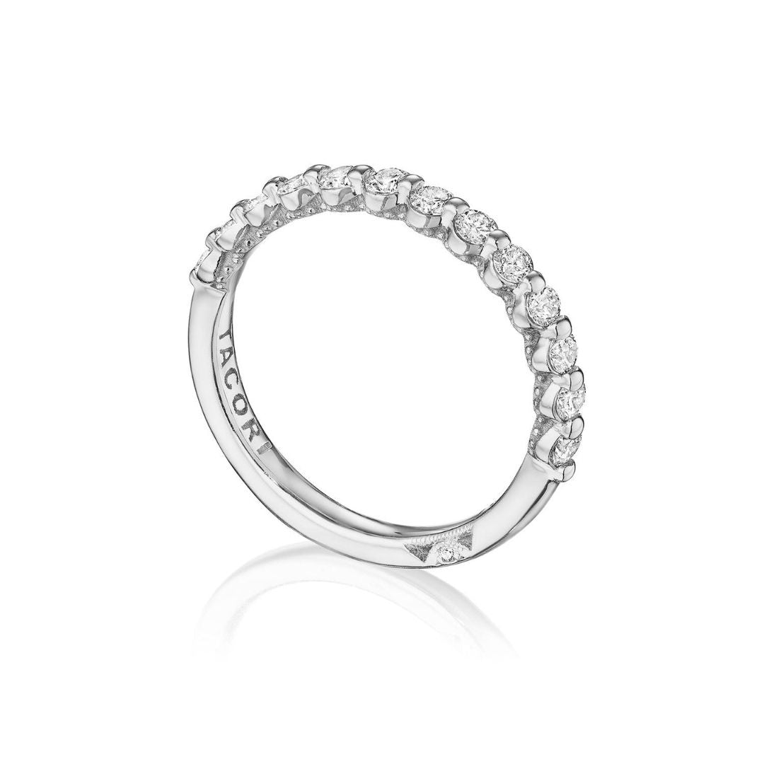 Tacori White Gold Band with Diamonds (987685)