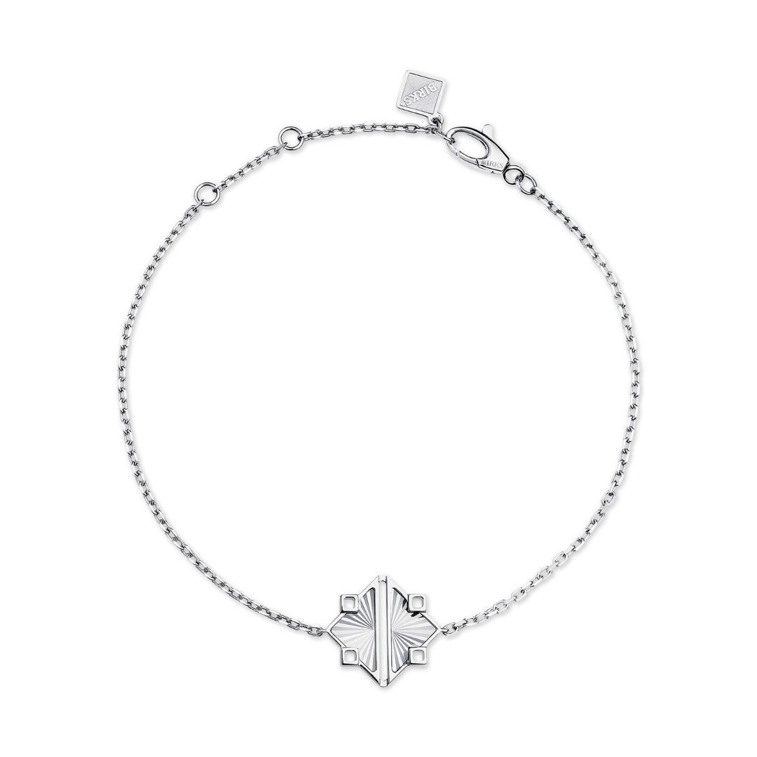 Muse Guilloché Sterling Silver Bracelet, Small (632757)