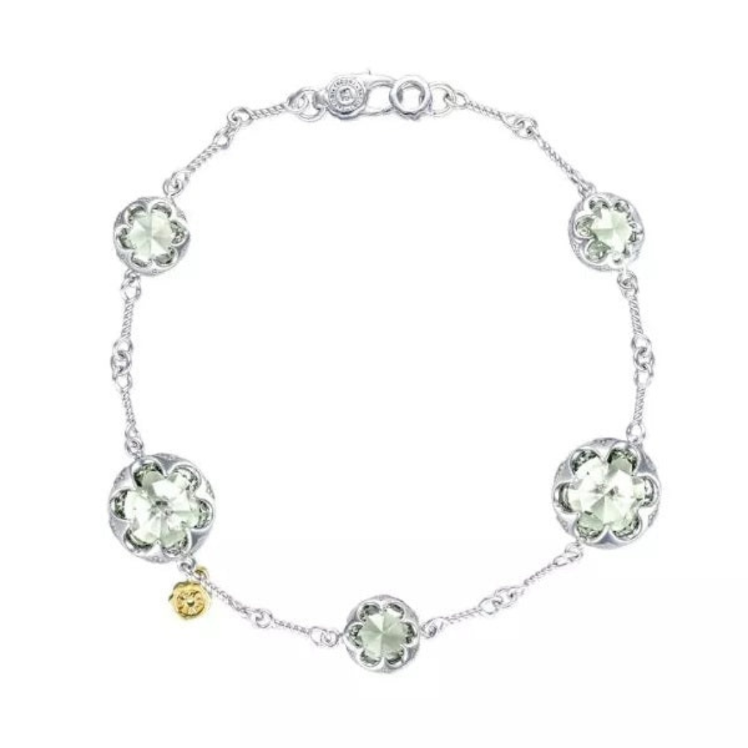 Multi Gem Chain Bracelet featuring Prasiolite (658936)