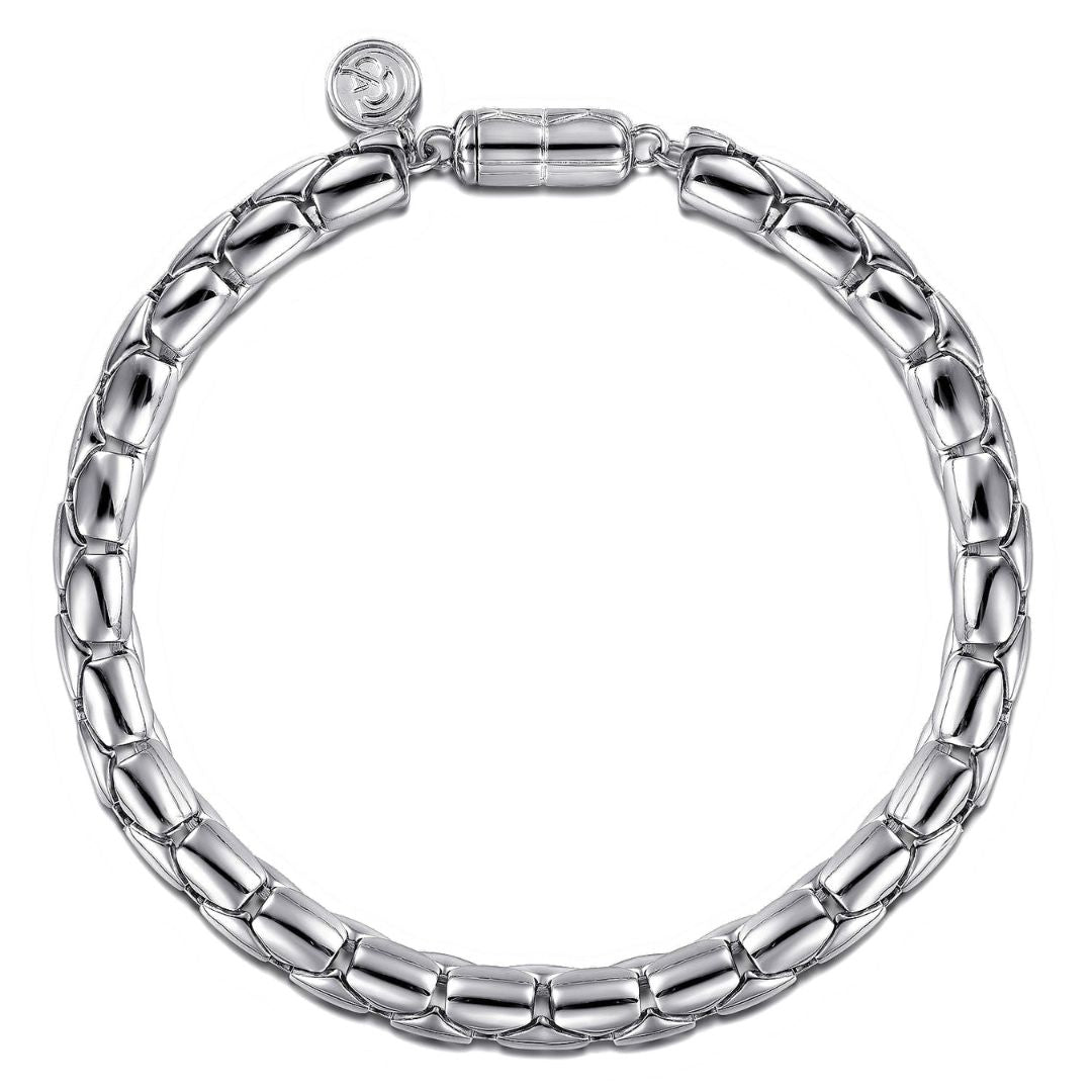 Silver Tubular Chain Bracelet (952428)