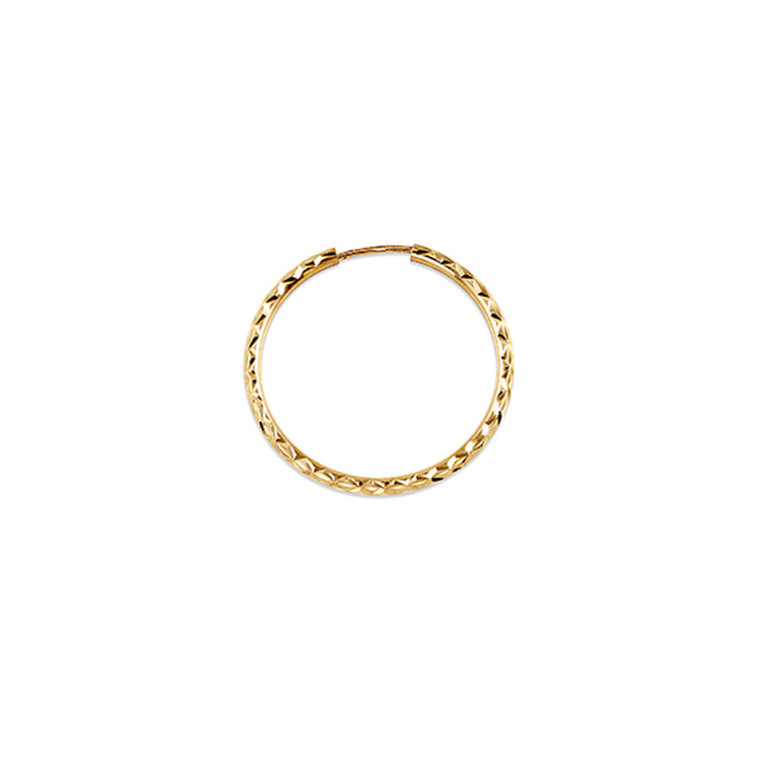 Dazzling Hoops 10k Yellow Gold 27mm (203654)