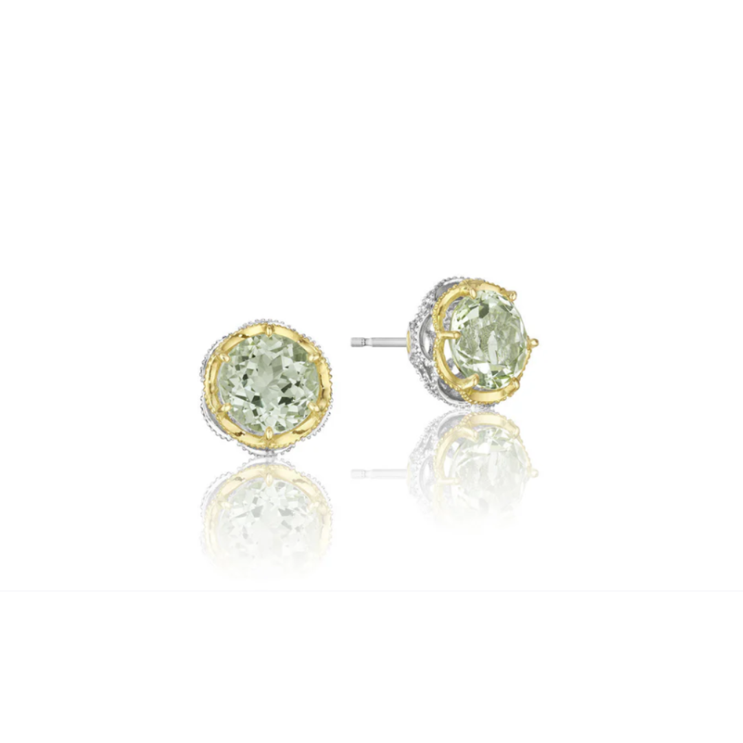 TACORI Crescent Crown Studs featuring Prasiolite (286734)