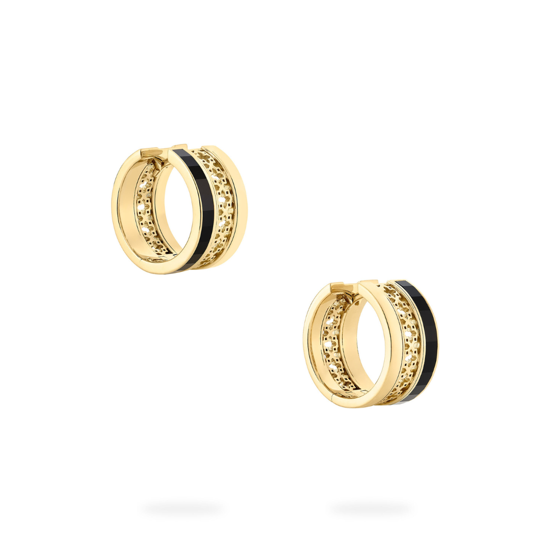 Onyx Huggie Earrings (467658)