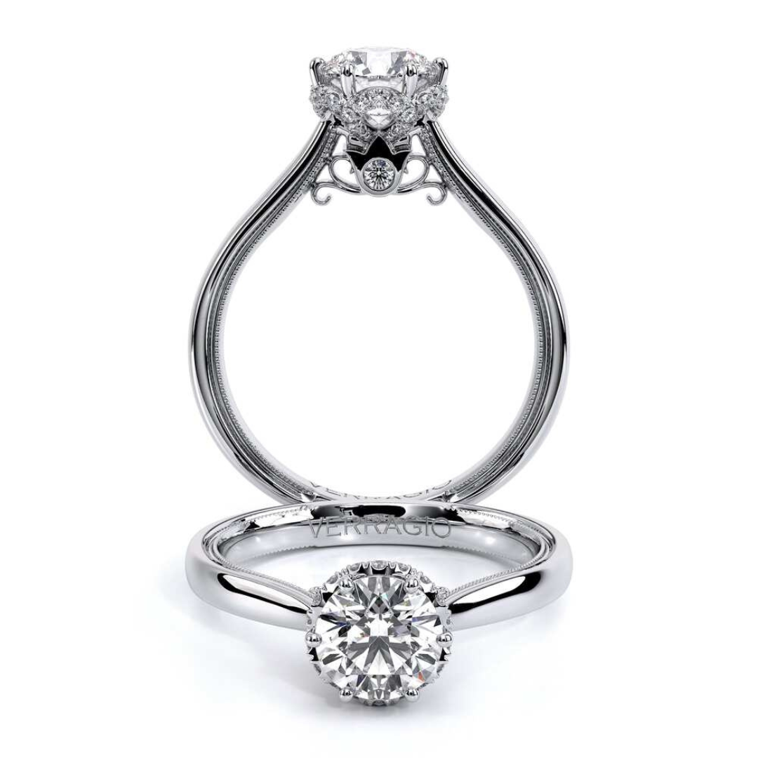 Verragio White Gold Solitaire Engagement Ring (010147)