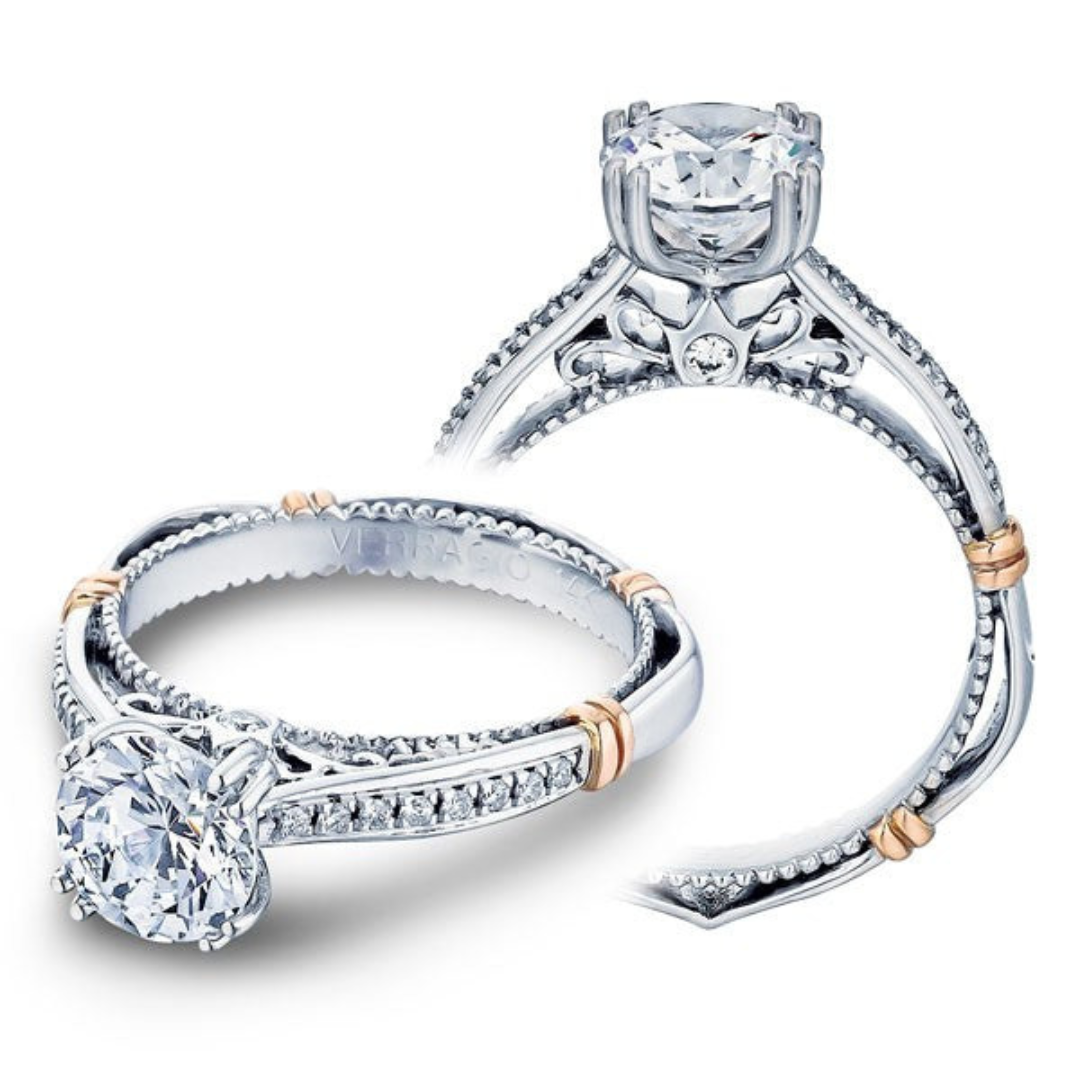 White Gold Verragio Engagement Ring (020226)