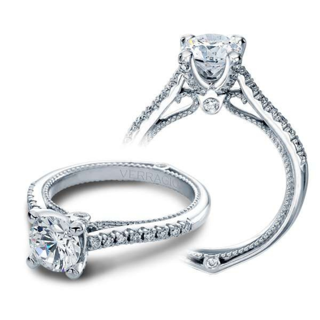 Verragio White Gold Solitaire Engagement Ring (020240)