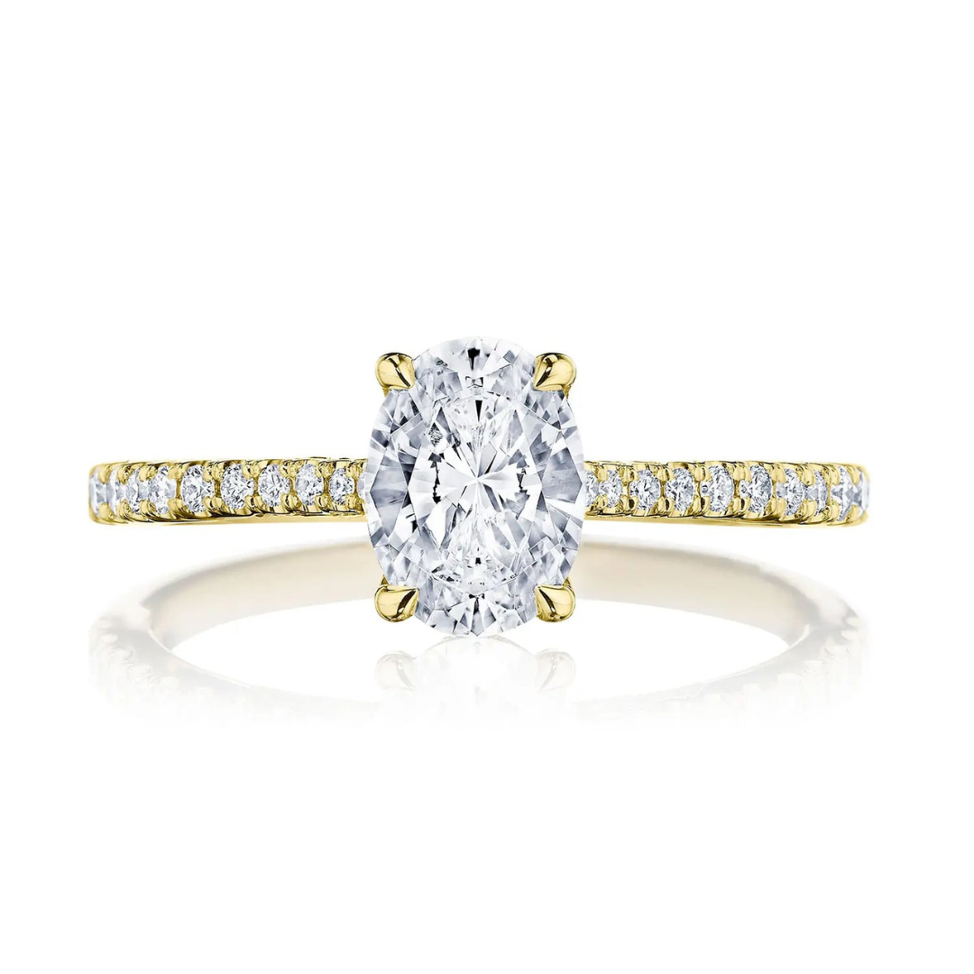 Oval Solitaire Engagement Ring (020613)