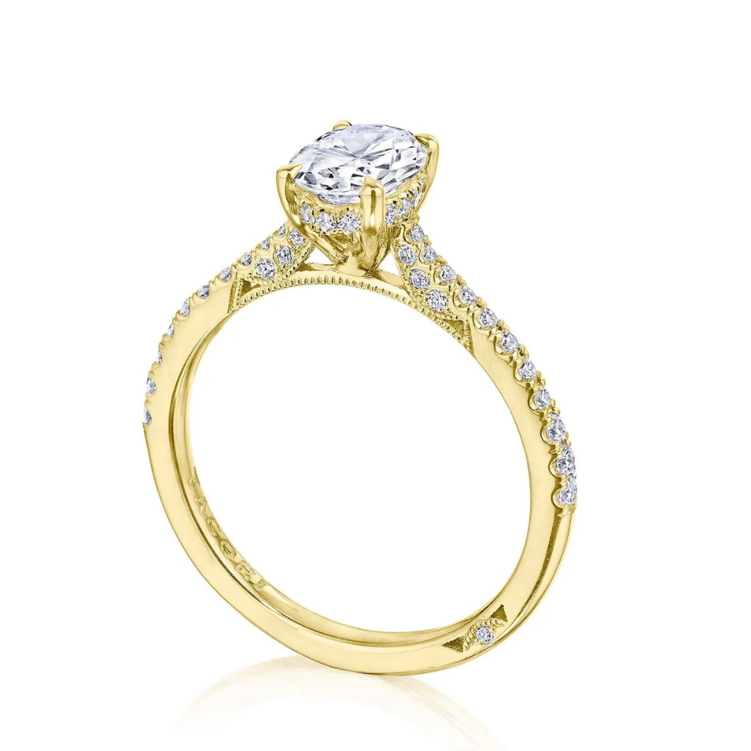 Oval Solitaire Engagement Ring (020613)