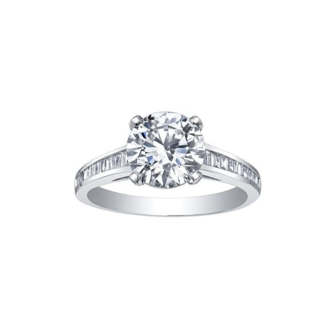 Maple Leaf Diamonds White Gold Engagement Ring (040112)