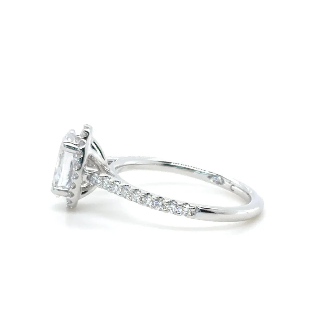 White Gold Lab Grown Engagement Ring(138487)