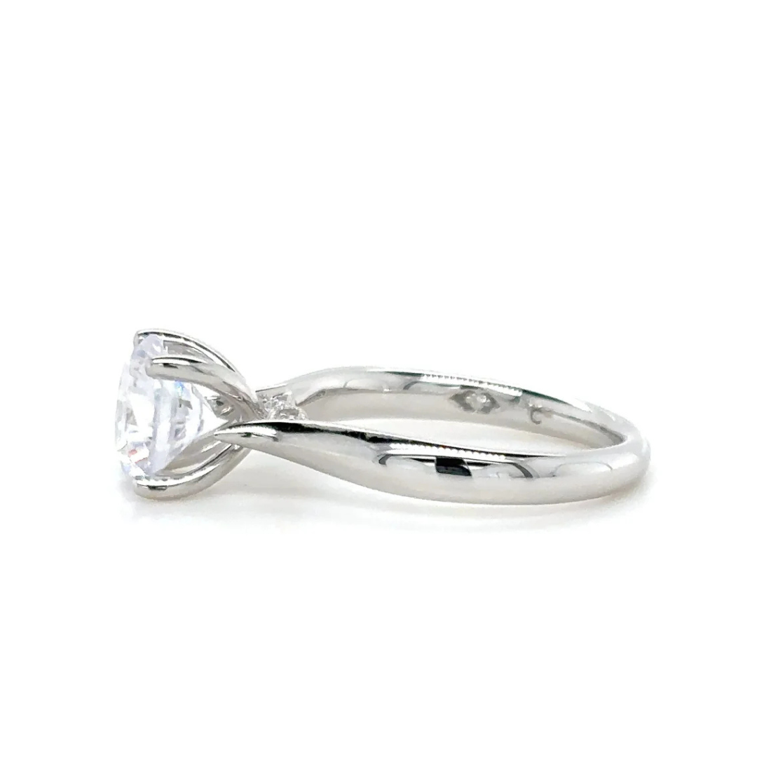 White Gold Lab Grown Engagement Ring (239954)