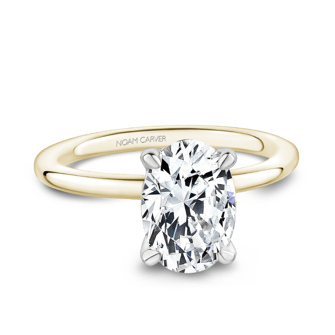 Noam Carver White and Yellow Gold Engagement Ring (918541)