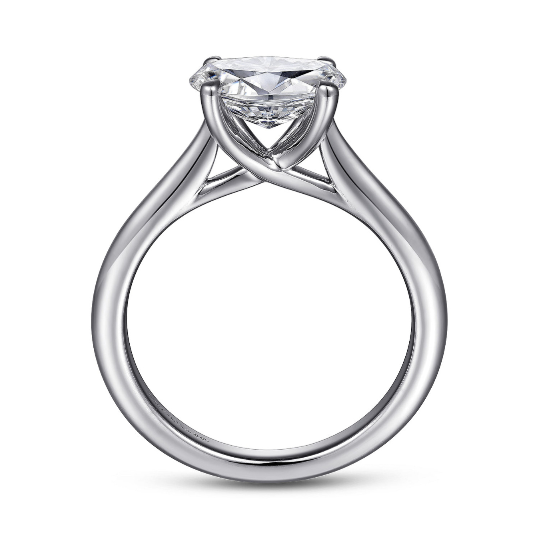 White Gold East-West Oval Ring (957132)