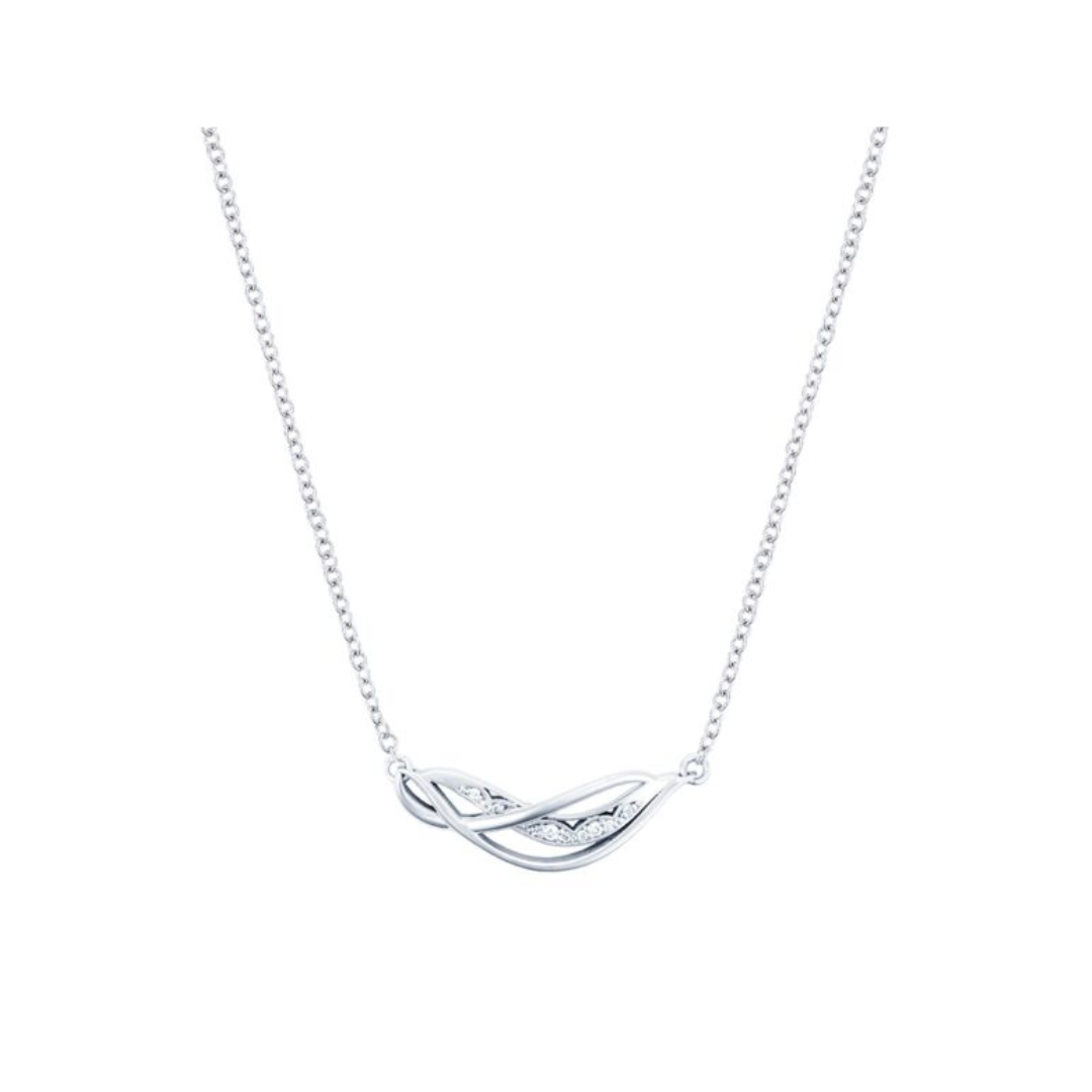 TACORI Petite Silver Wavelet Necklace (301324)