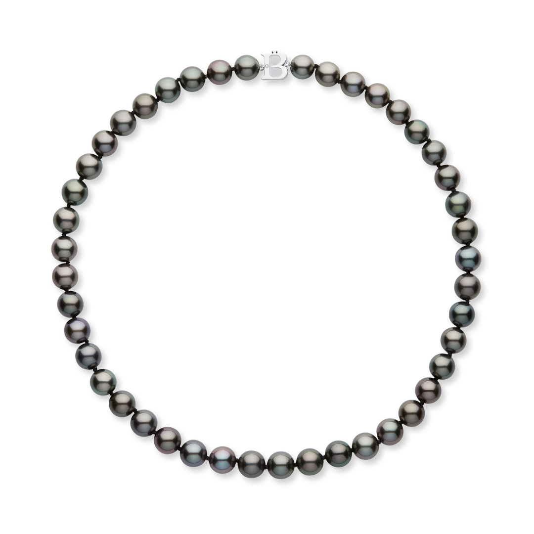 White Gold Tahitian Pearl Necklace (579038)