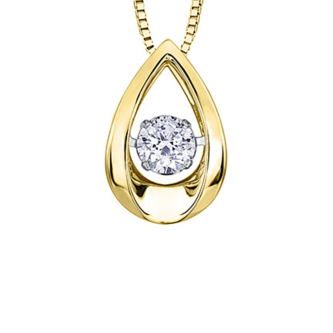 Yellow and White Gold 'Pulse' Necklace (222044)