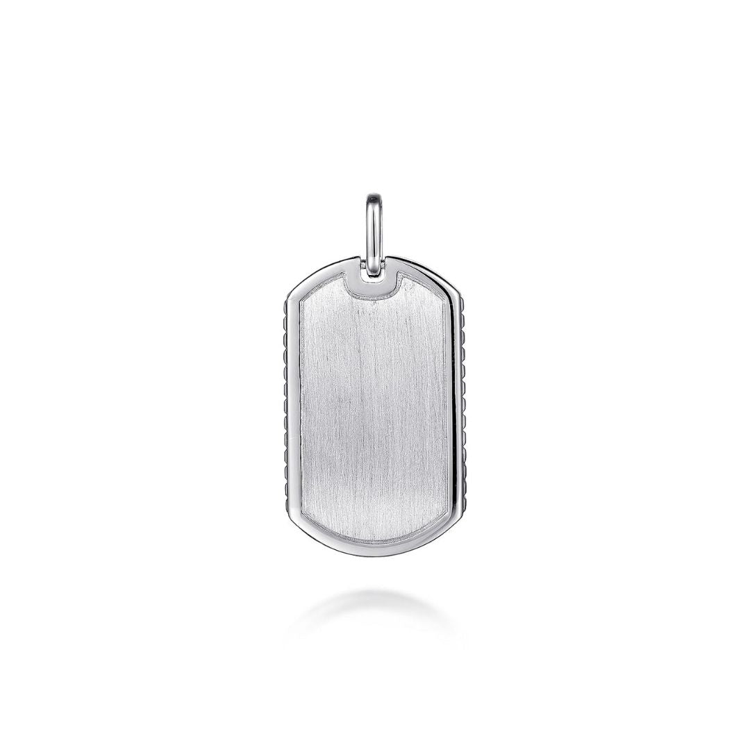 Silver Dog Tag Pendant (805536)