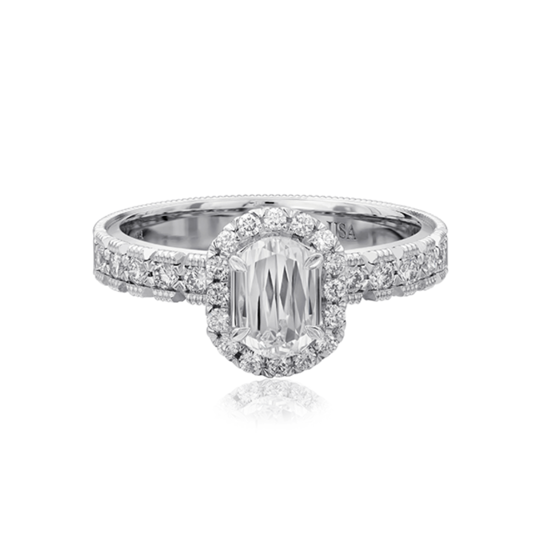 Christopher Designs Halo Engagement Ring (040175)