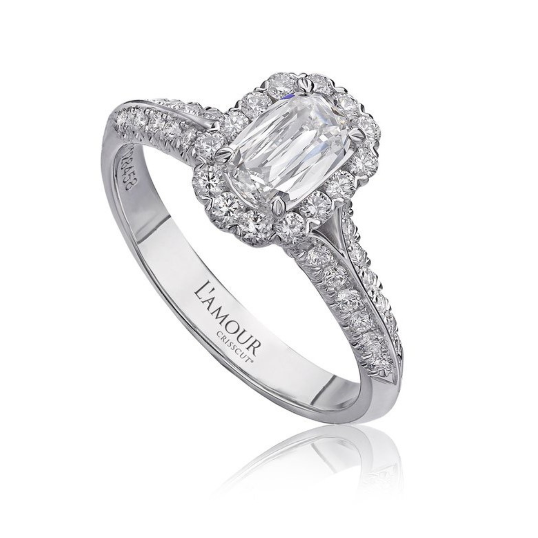 Christopher Designs Halo Engagement Ring (040178)