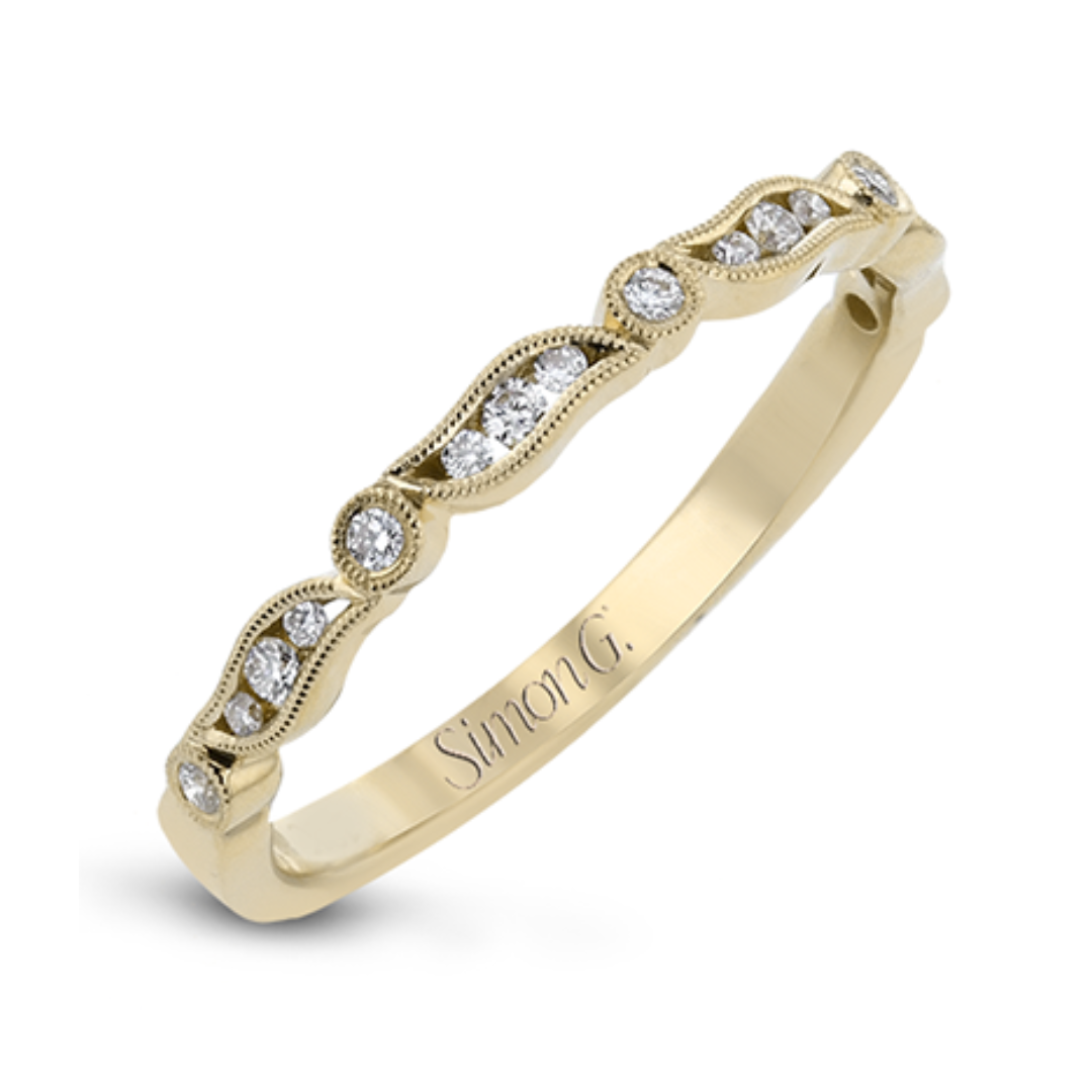 Simon G Yellow Gold Diamond Ring (051471)