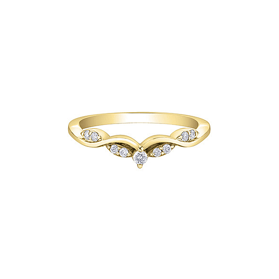 Yellow Gold Contour Band (051780)