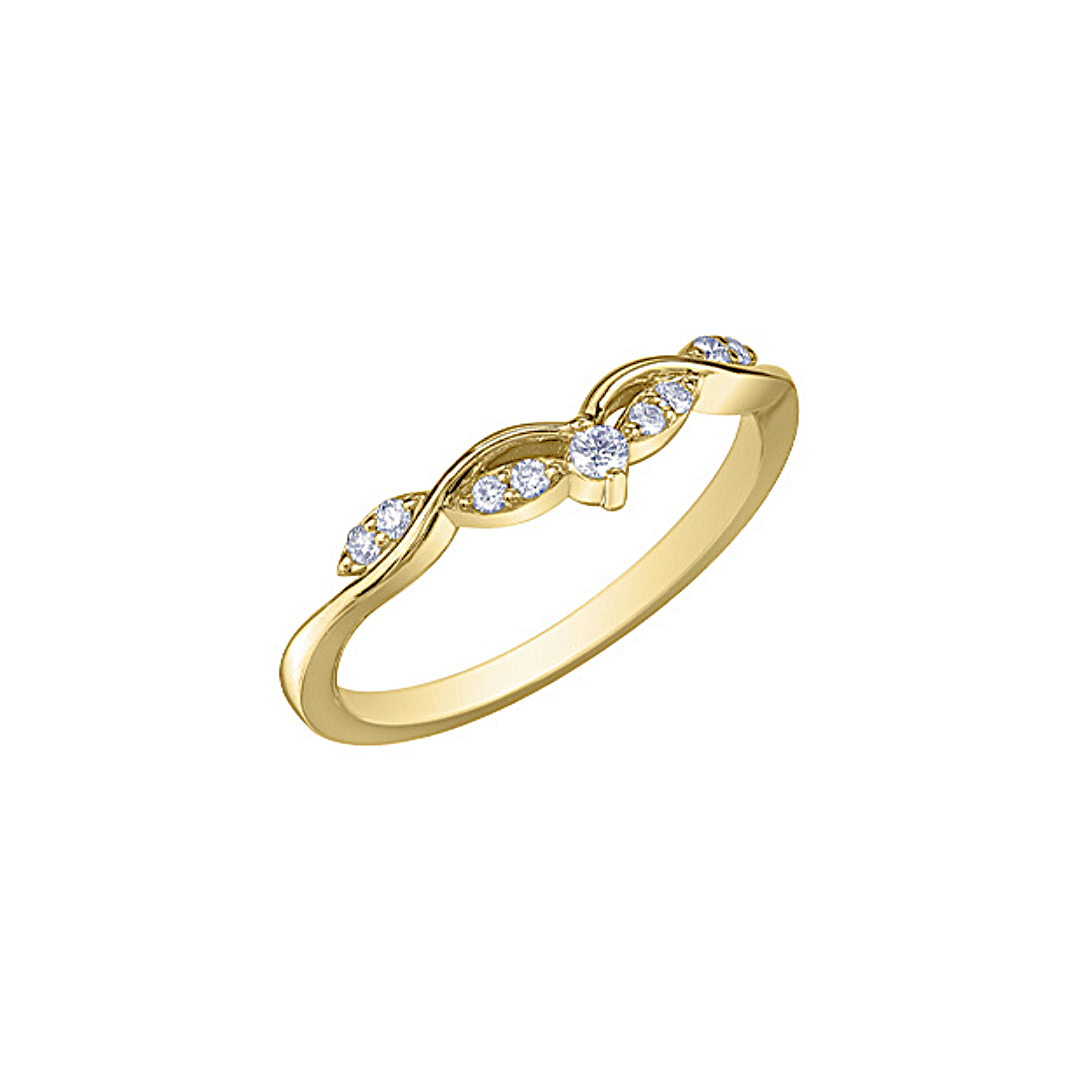 Yellow Gold Contour Band (051780)