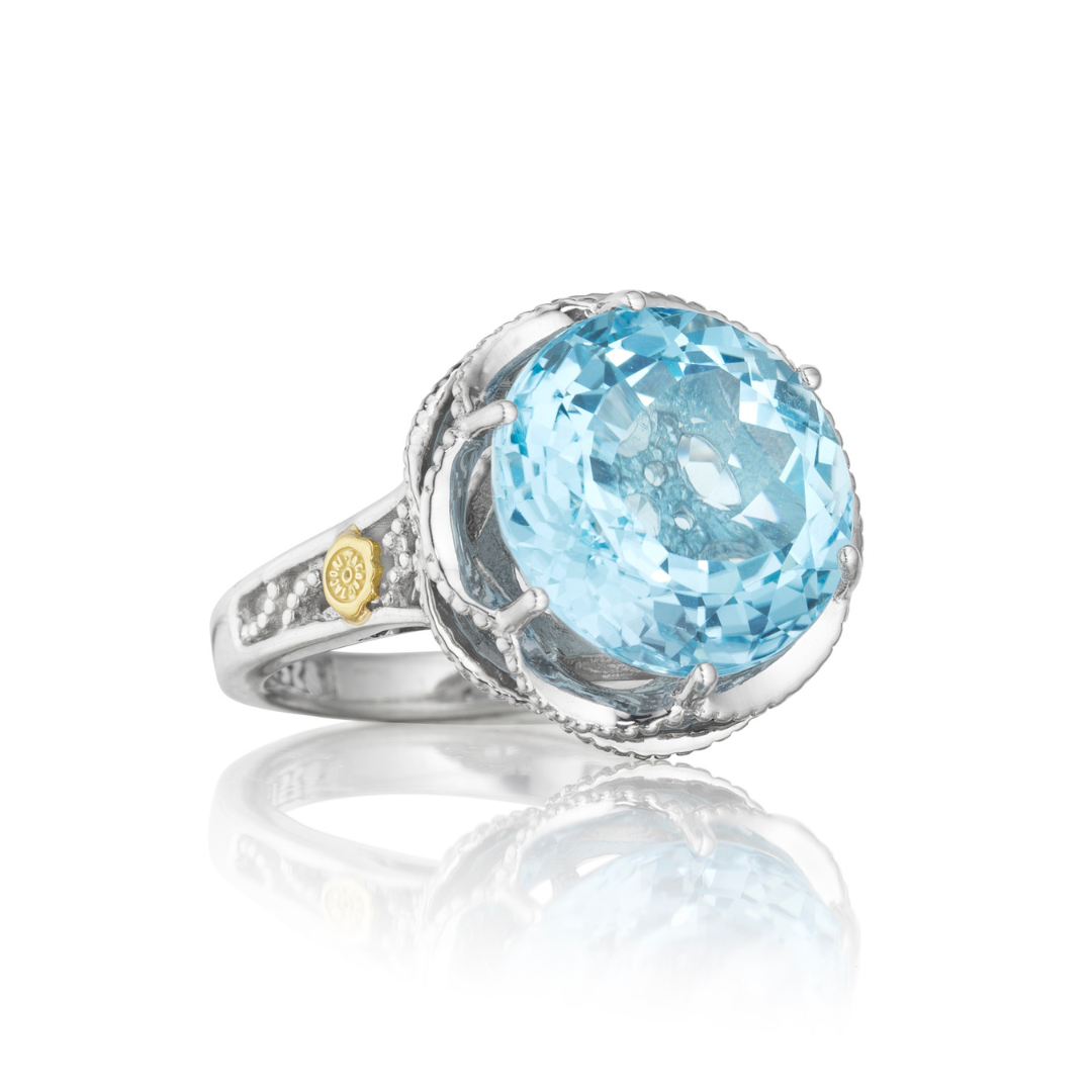 TACORI Petite Crescent Gem Ring featuring Sky Blue Topaz (270581)