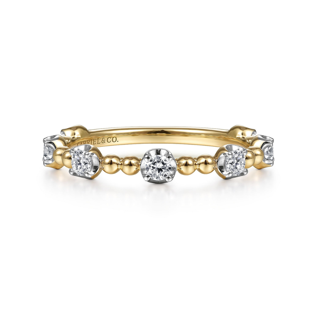 Yellow Gold Bujukan and Diamond Station Ring (582617)