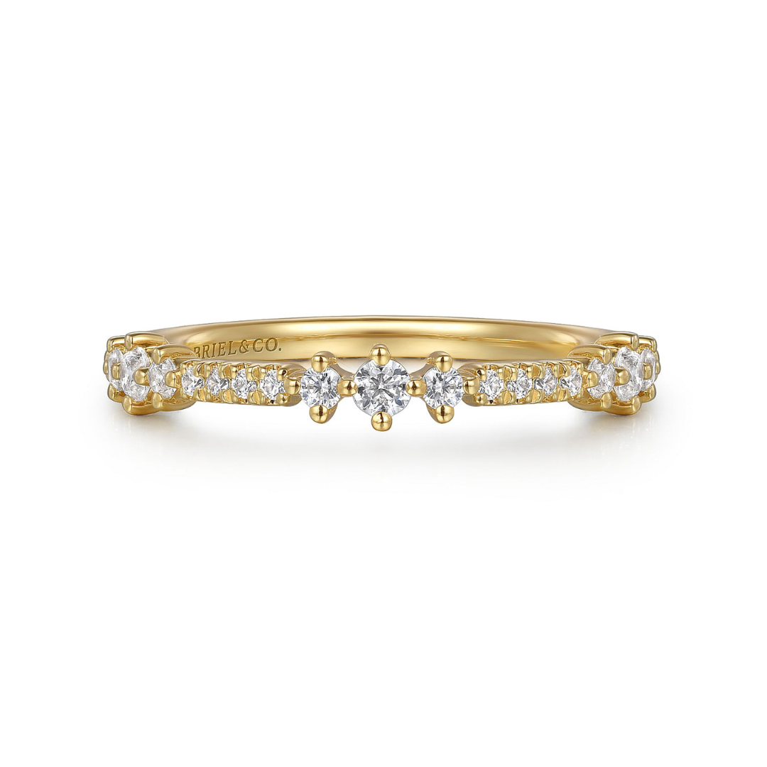 Yellow Gold Diamond Ladies Ring (836467)