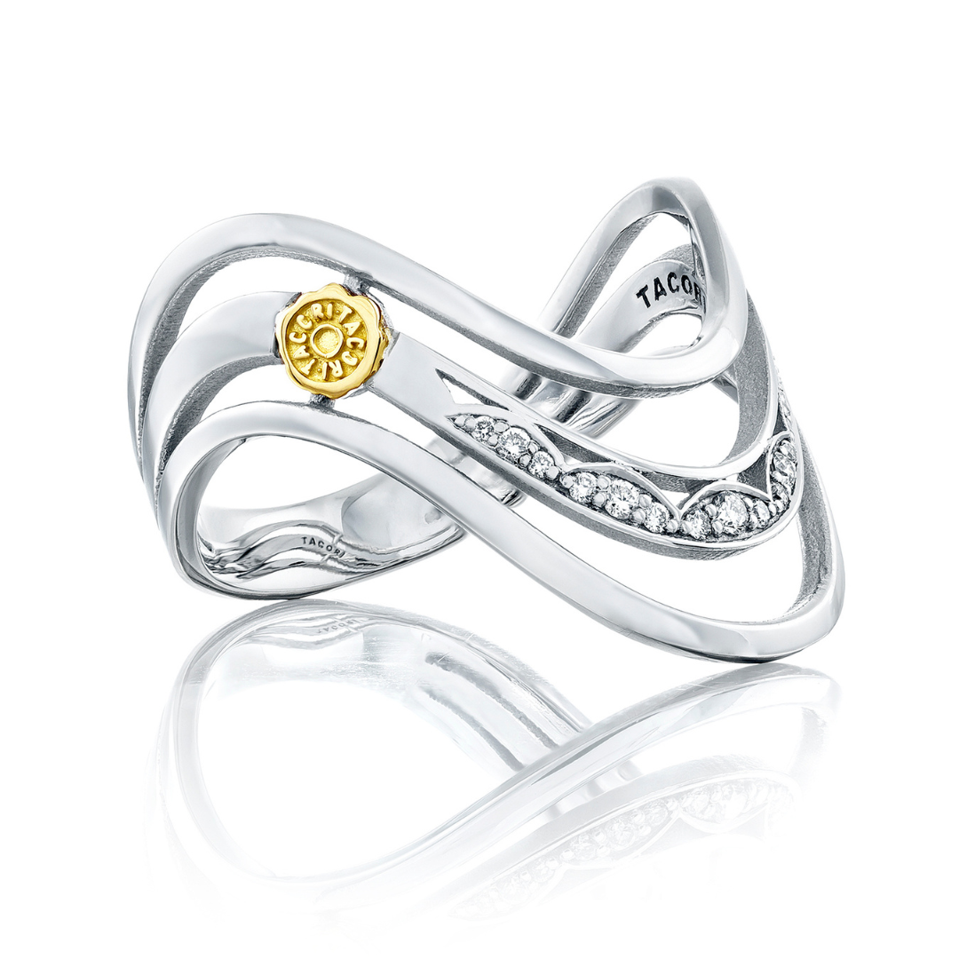 Sterling Silver Crescent Cove Ring (842831)