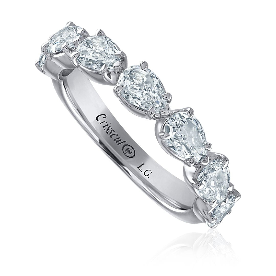 White Gold 'Neon' Lab Grown Diamond Band (860943)