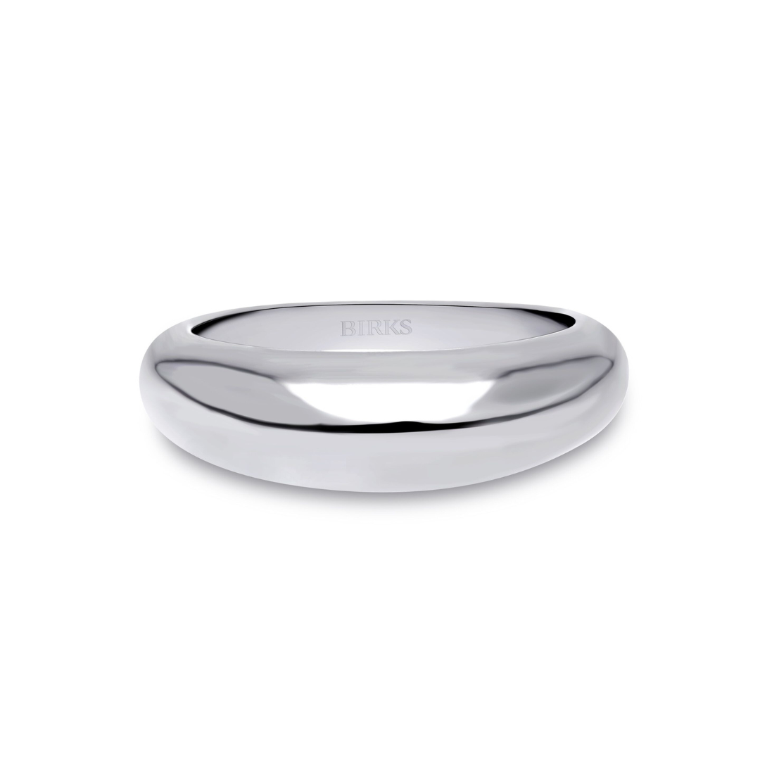 Sterling Silver Essentials Bombe Ring (884359)