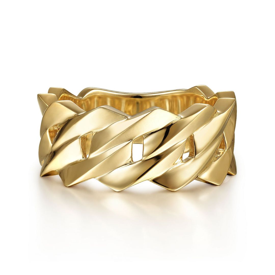 Yellow Gold Chain Link Band (912005)