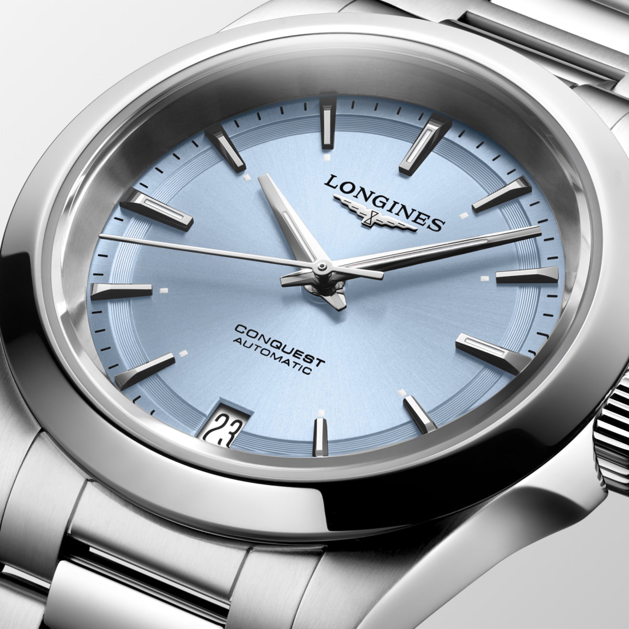 Longines Conquest Light Blue Dial 34mm (726684)