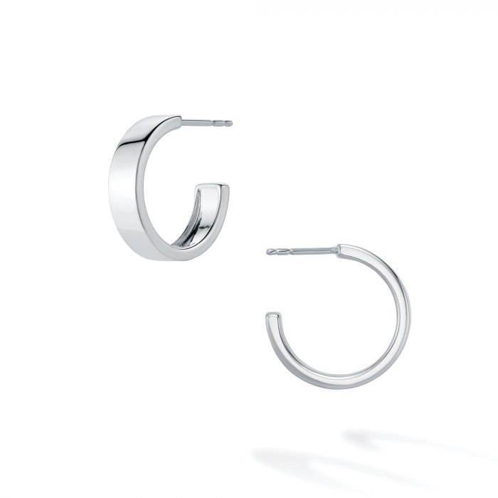 Sterling Silver Hoop Earrings 15mm (261346)