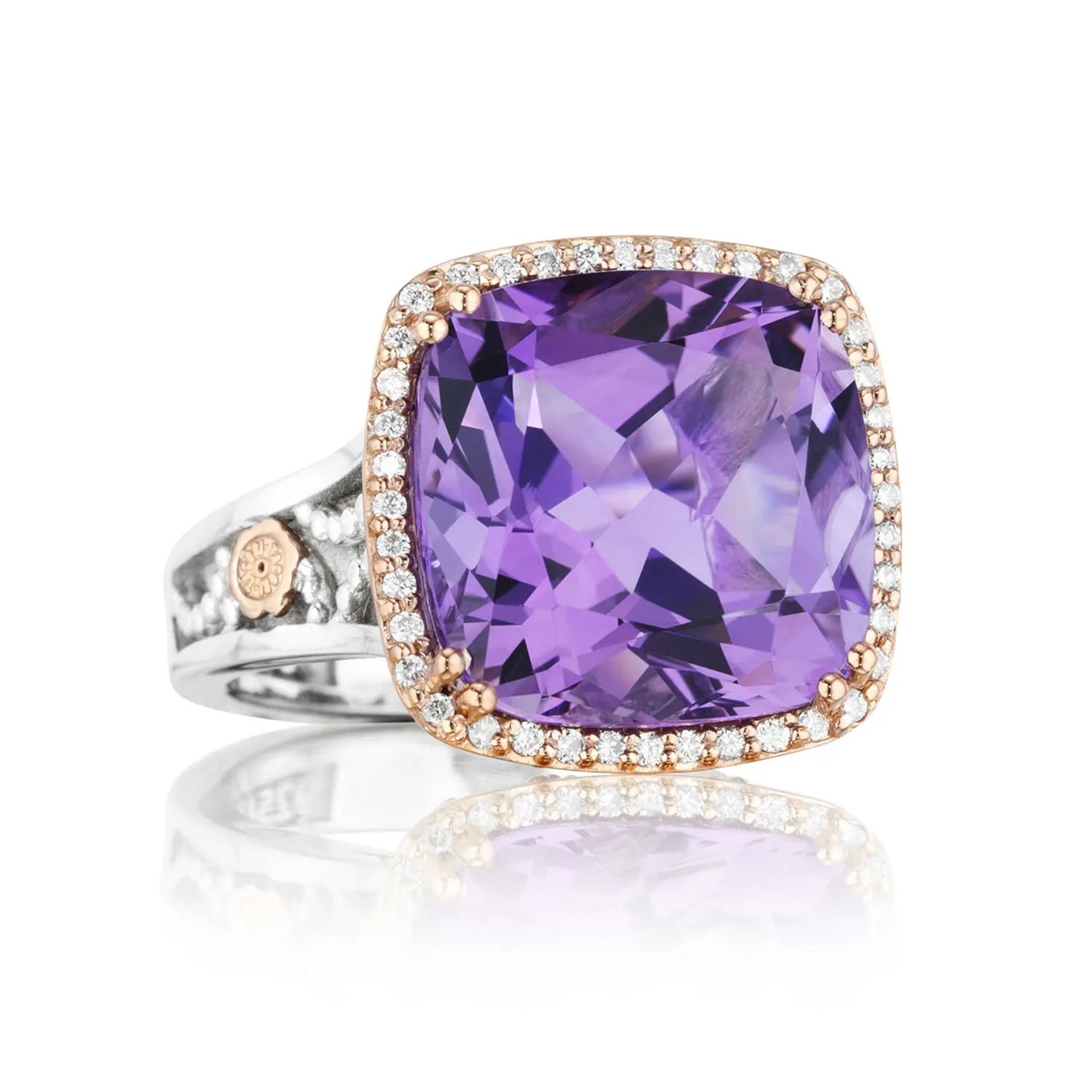 TACORI Pavé Crescent Ceiling Amethyst Ring (885172)