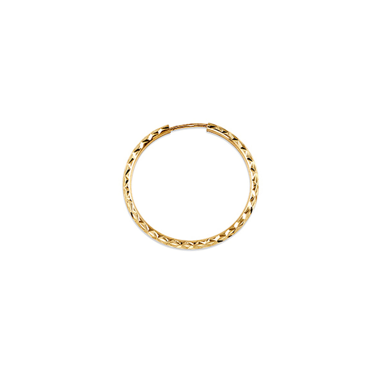 Dazzling Hoops 10k Yellow Gold 27mm (203654)